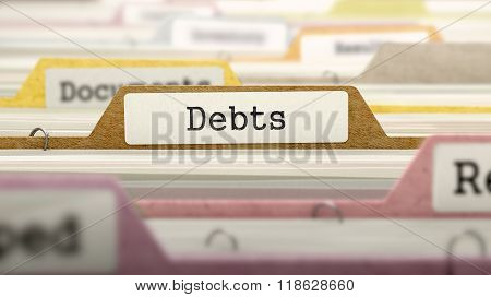 Debts - Folder Name in Directory.
