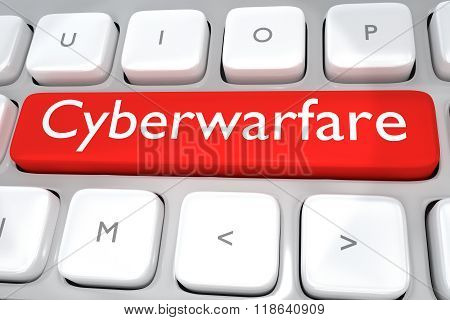 Cyberwarfare Concept