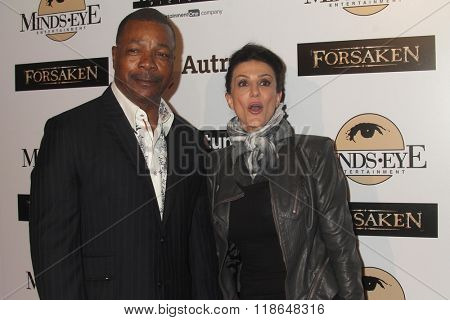LOS ANGELES - FEB 16:  Carl Weathers, Christine Kludjian at the Forsaken Los Angeles Special Screening at the Autry Museum of the American West on February 16, 2016 in Los Angeles, CA