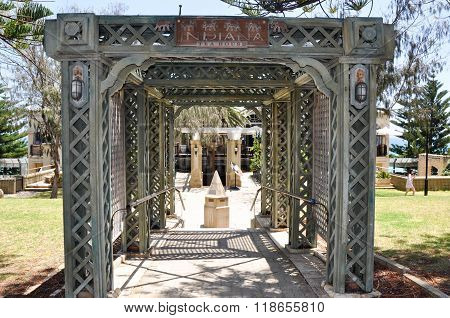 Pergola at the Indiana Tea House
