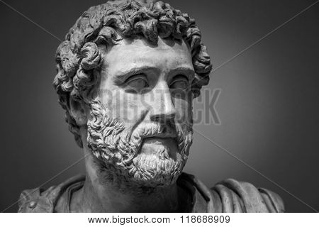 Portrait of Roman emperor Antoninus Pius
