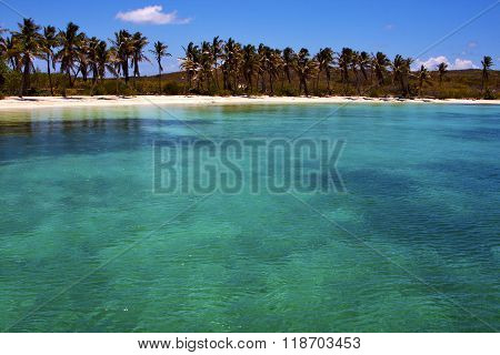 And Rock The  Blue Lagoon Relax  Of Isla Contoy  Mexico