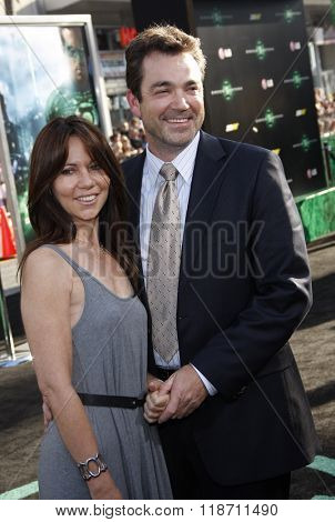 Jon Tenney and Leslie Urdang at the Los Angeles Premiere of 