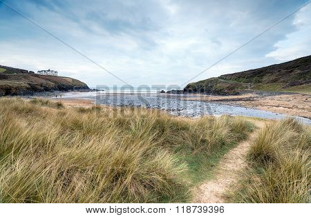Poldhu Cove In Cornwall