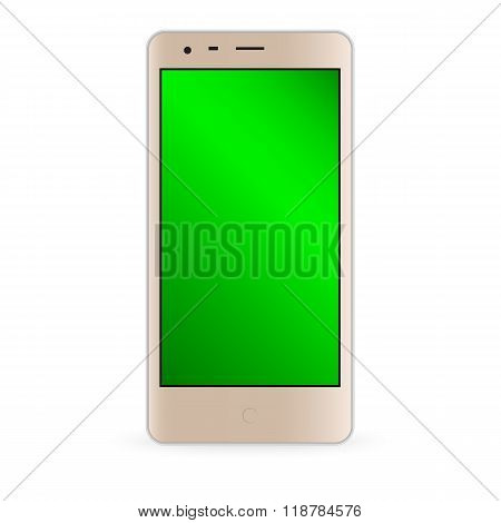 Modern smartphone illustration