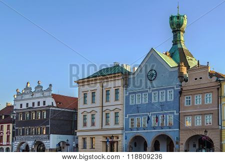 Main Square In Litomerice, Czech Republic