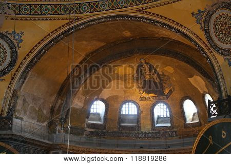 Hagia Sophia Museum In Istanbul City, Turkey