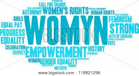 Womyn Word Cloud