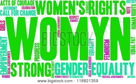 Womyn Word Cloud