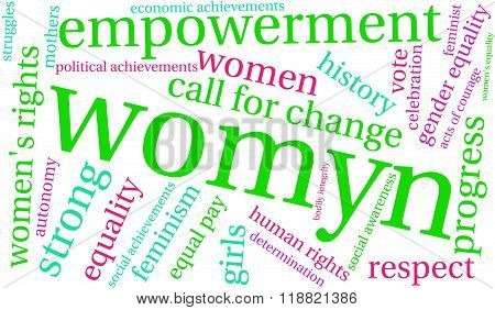 Womyn Word Cloud