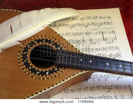Mandoline et Partiture