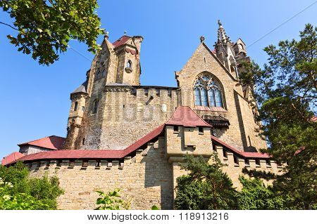 Burg Kreuzenstein Is A Castle Near Leobendorf In Lower Austria, Austria.
