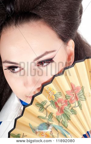 Retrato de Geisha