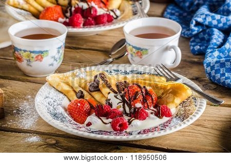 Pancakes With Berries