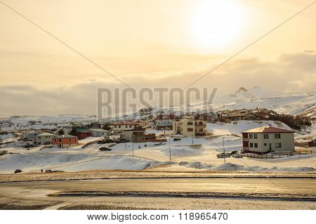 Olafsvik City In Iceland