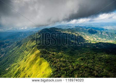 Pha Luong mountain in Moc Chau, Vietnam.