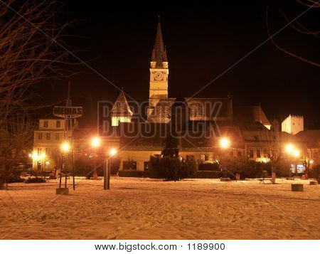 Stadt bei Nacht