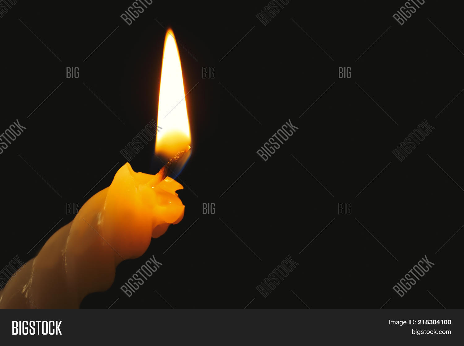 Spiral Candle Burning Image & Photo (Free Trial) Bigstock