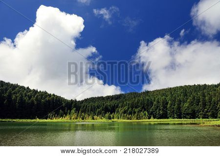 Lagoa do Canario on Sao Miguel Island, Azores Archipelago, Portugal, Europe