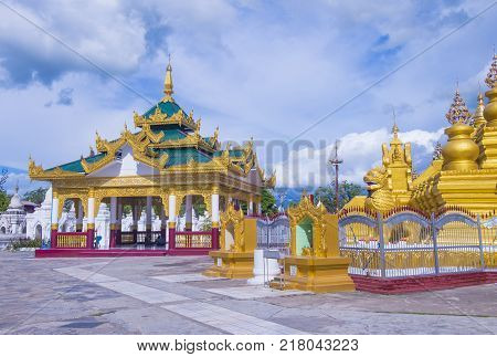 Mandalay Myanmar - Sep 02 : Sandamuni Pagoda In Mandalay Myanmar On September 02 2017 Sandamuni Pago