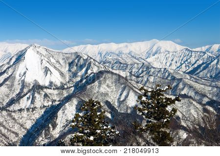 Winter season in Yuzawa Niigata Prefecture Japan