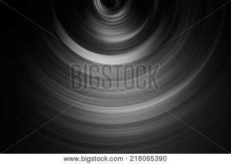 motion blur disc wheel spining circular rolling high speed black and white