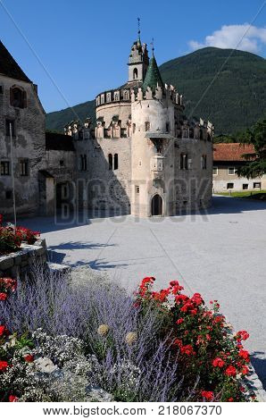 Novacella Monastery at Varna. Bolzano, Trentino Alto-Adige, Italy.