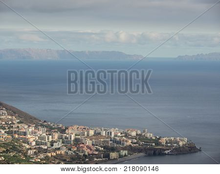 the coasline and the nature of the Island of madeira