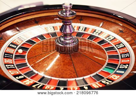 picture of a gaming roulette in a casino close-up