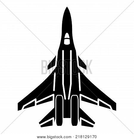 Bomber icon. Simple illustration of bomber vector icon for web