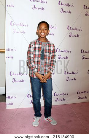 LOS ANGELES - DEC 10:  Brandin Stennis at the Chandler's Friends Toy Drive & Wrapping Party  at Los Angeles Ballet Academy on December 10, 2017 in Los Angeles, CA