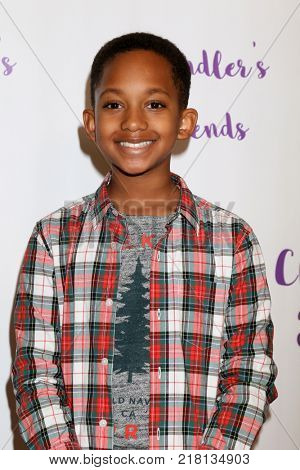 LOS ANGELES - DEC 10:  Brandin Stennis at the Chandler's Friends Toy Drive & Wrapping Party  at Los Angeles Ballet Academy on December 10, 2017 in Los Angeles, CA