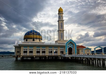 masjid al-badr seribu selawat Pangkor Island. Malaysia