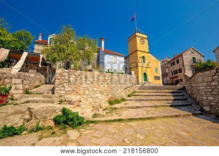 Colorful Harbor Of Zlarin Island