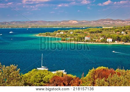 Colorful Harbor Of Zlarin Island