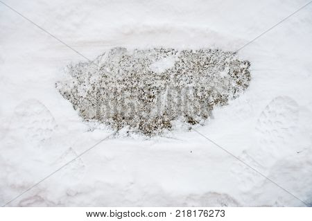 Snow surface background