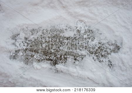 Snow surface background