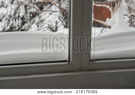 Snow look from inside