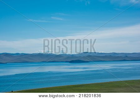 Small sea. Russia, Siberia Baikal lake in summer