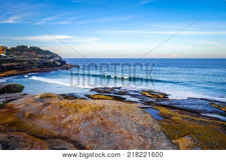 Tamarama Beach and seascape view Sidney Australia