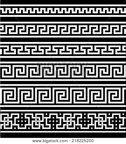 Greek seamless ornament vector background for print