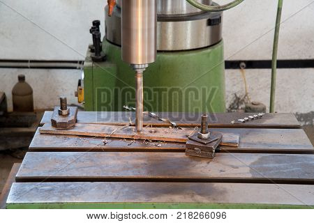 Cleaning Of The Metal By Sandblasting