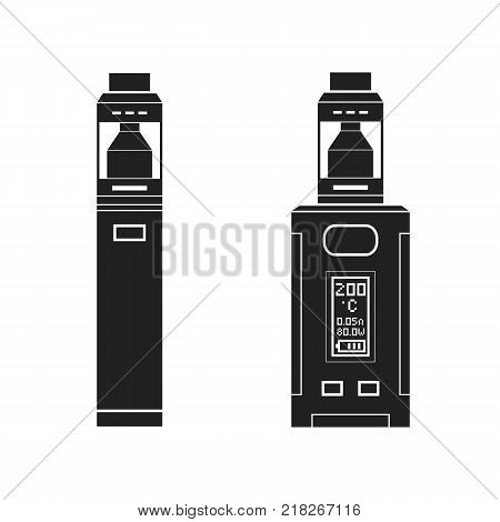 Vector Vaporizer Atomizer Device Illustration.