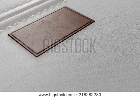 Canvas Material And Stitched Seam Fake Print