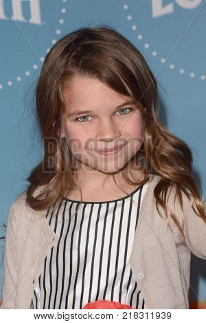 LOS ANGELES - DEC 12:  Raegan Revord at the Cirque du Soleil Presents LA Premiere Event Of 