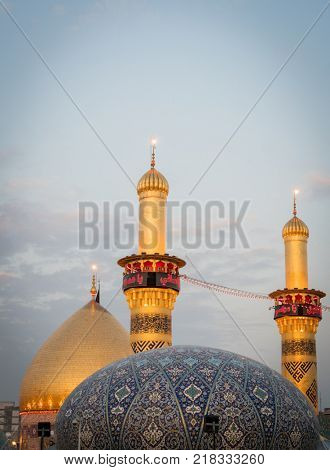 Shrine of Imam Hussain ibn Ali in Karbala Iraq