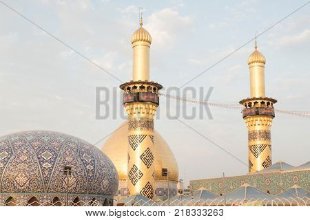 Shrine of Imam Hussain ibn Ali in Karbala Iraq
