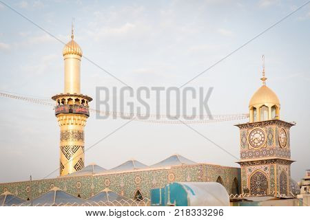Shrine of Imam Hussain ibn Ali in Karbala Iraq