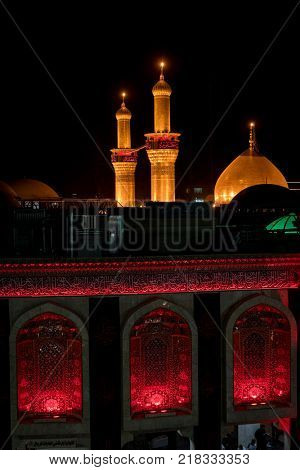 Shrine of Imam Hussain ibn Ali in Karbala Iraq