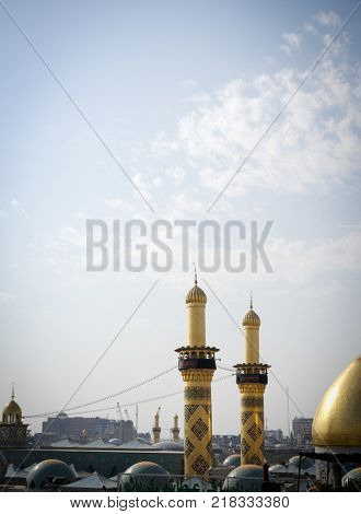 Shrine of Imam Hussain ibn Ali in Karbala Iraq